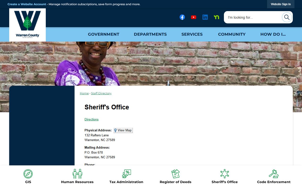 Warren County inmate records sheriff directory numbers