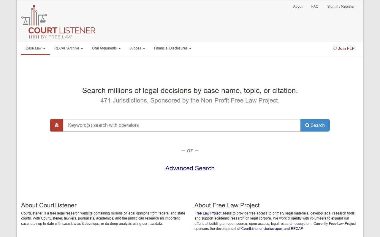 Warren County traffic court records CourtListener research source